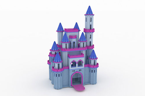 Fantasy Castle No Flag Look