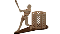 American Baseball Pen Holder