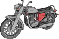 BSA Lightning Motorcycle