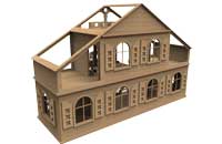 Barbie A Frame House (Barbie Scale Size)