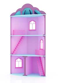 Deville Corner House (Barbie Scale Size)