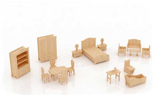 Barbie Furniture Set Two (Barbie Scale Size)