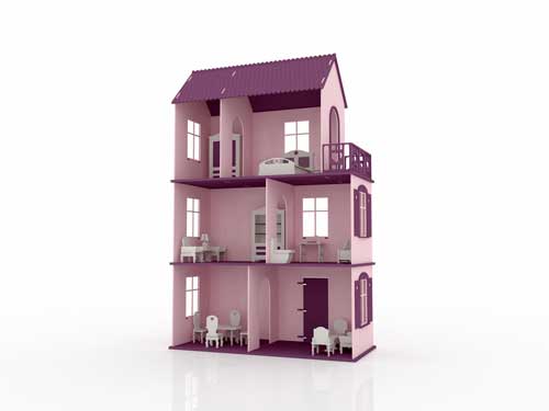 Hearts Desire House (Barbie Scale Size)