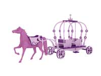 Barbie Horse & Carriage (Barbie Scale Size)