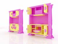 Barbie Kitchen Cabinets (Barbie Scale Size)