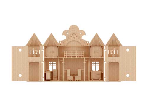 Princess Palace (Barbie Scale Size)