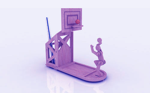 Basketball Pen Holder (plasma)