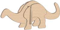 Brontosaurus Mini Puzzle