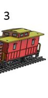 Circus Train Caboose Car ((Fourth Section))