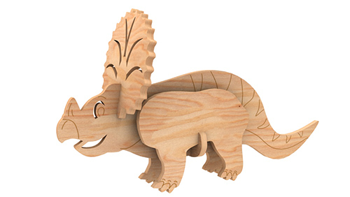 Willie the Ceratopsier - Toon Dinosaur