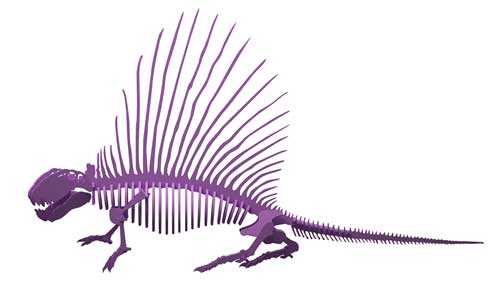 Dimetrodon Dinosaur Plasma Version (Anatomically Correct)