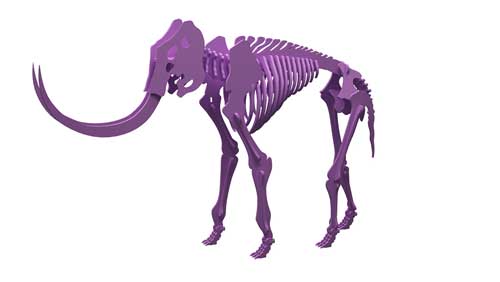 Mammoth Dinosaur Plasma Version (Anatomically Correct)