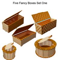 Five Fancy Boxes Set One