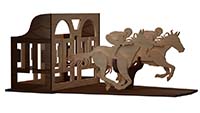 Horse Racing Pen Holder