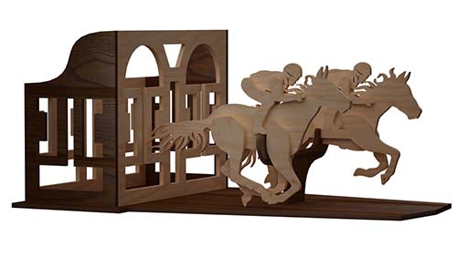 Horse Racing Pen Holder