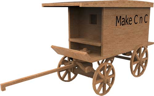 MakeCNC Milk Wagon