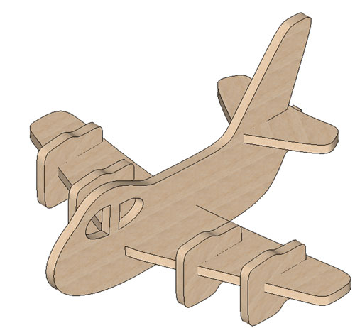 Plane Mini Puzzle