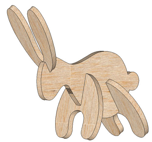 Rabbit Mini Puzzle