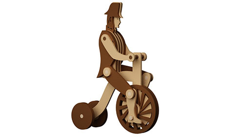 The Pedaling Cyclist- Automata