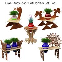 Fancy Plant Potholders Set Two