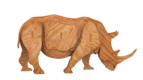 The Javan Rhinoceros - 3018 Series