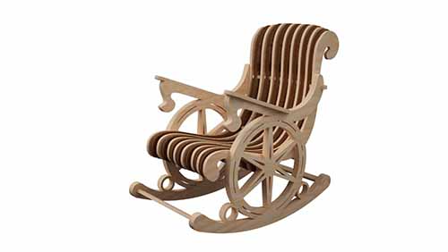 Wheel Rocker - Rocking Chair