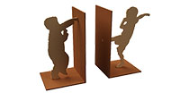 Children at Play  Bookends
