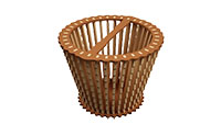 European Round Basket