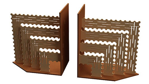 Fancy Deco Bookends