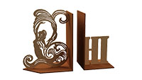 Splashing Mermaid Bookends