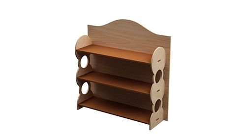 Three Shelf Deco Spice Rack