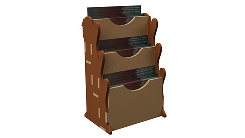 Three Tier Card Holder