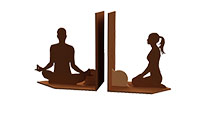 Yoga Meditation Bookends