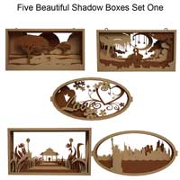 Beautiful Shadow Boxes Set One