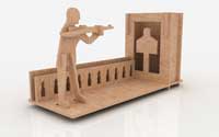 Shooting Gallery Pen Holder