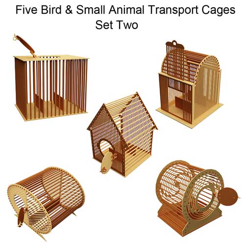 Bird & Small Animal Transport Cages Set Two