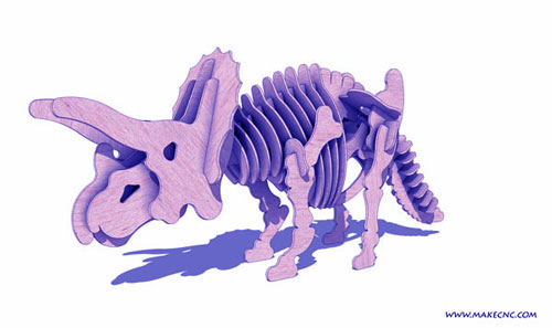 Triceratops "Three Horned-Face" Dinosaur (plasma)