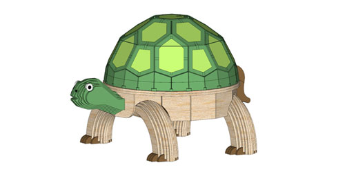 Turtle Garden Stool