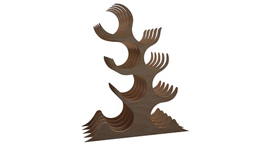 Wavy Wine Rack