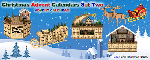 Christmas Advent Calendars Set Two