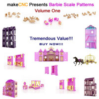 Barbie Scale Patterns Volume One (MakeCNC)