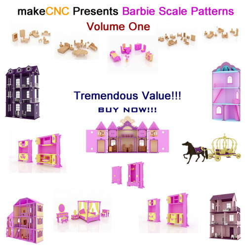 Barbie Scale Patterns Volume One (MakeCNC)