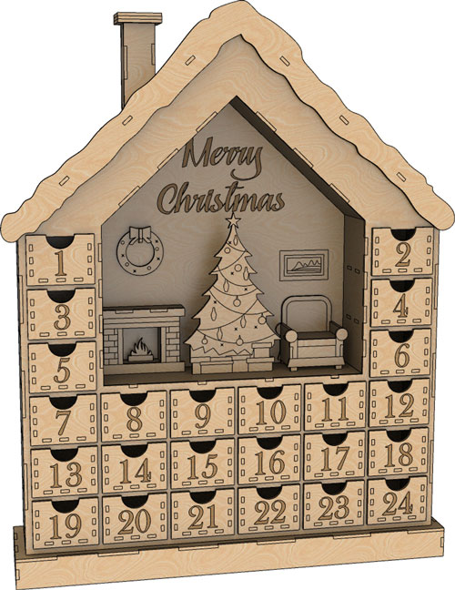 Cozy Christmas Home - Advent Calendar