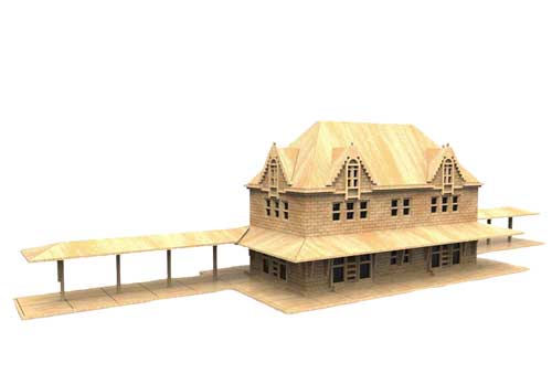 Delaware Central Station (HO Scale)