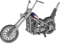 Easy Rider Chopper Bike - Motorcycle