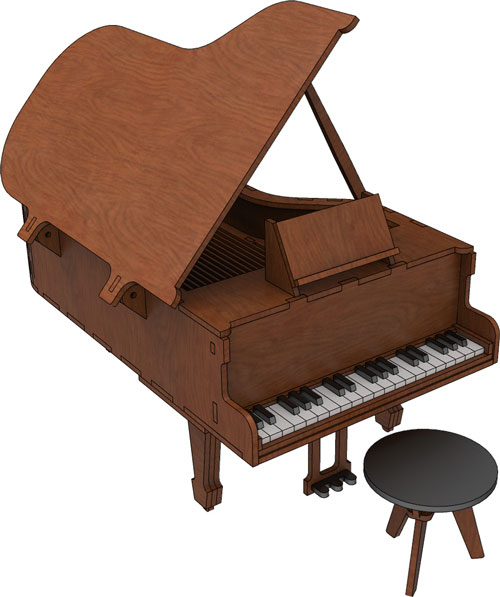 Grand Piano - Musical Instrument