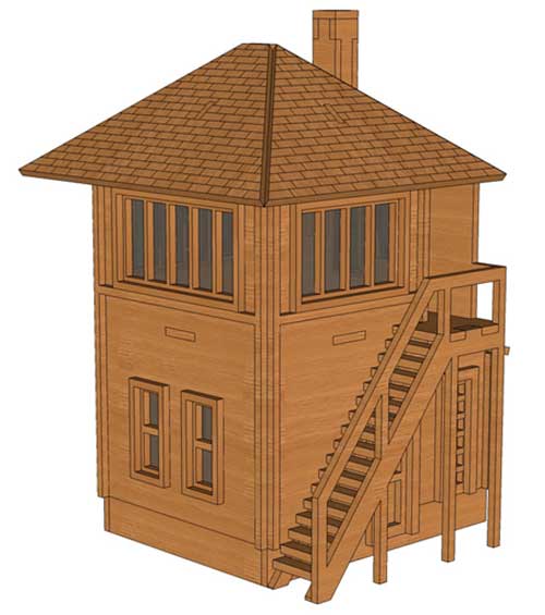 Felton Signal Tower (HO Scale)