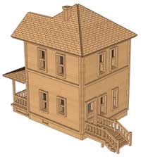 Milton Villa (HO Scale)