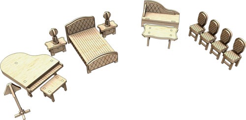 Little Princess Furniture Set Four