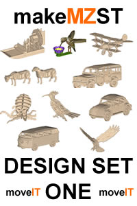 3d puzzles makeMZST Design Set one